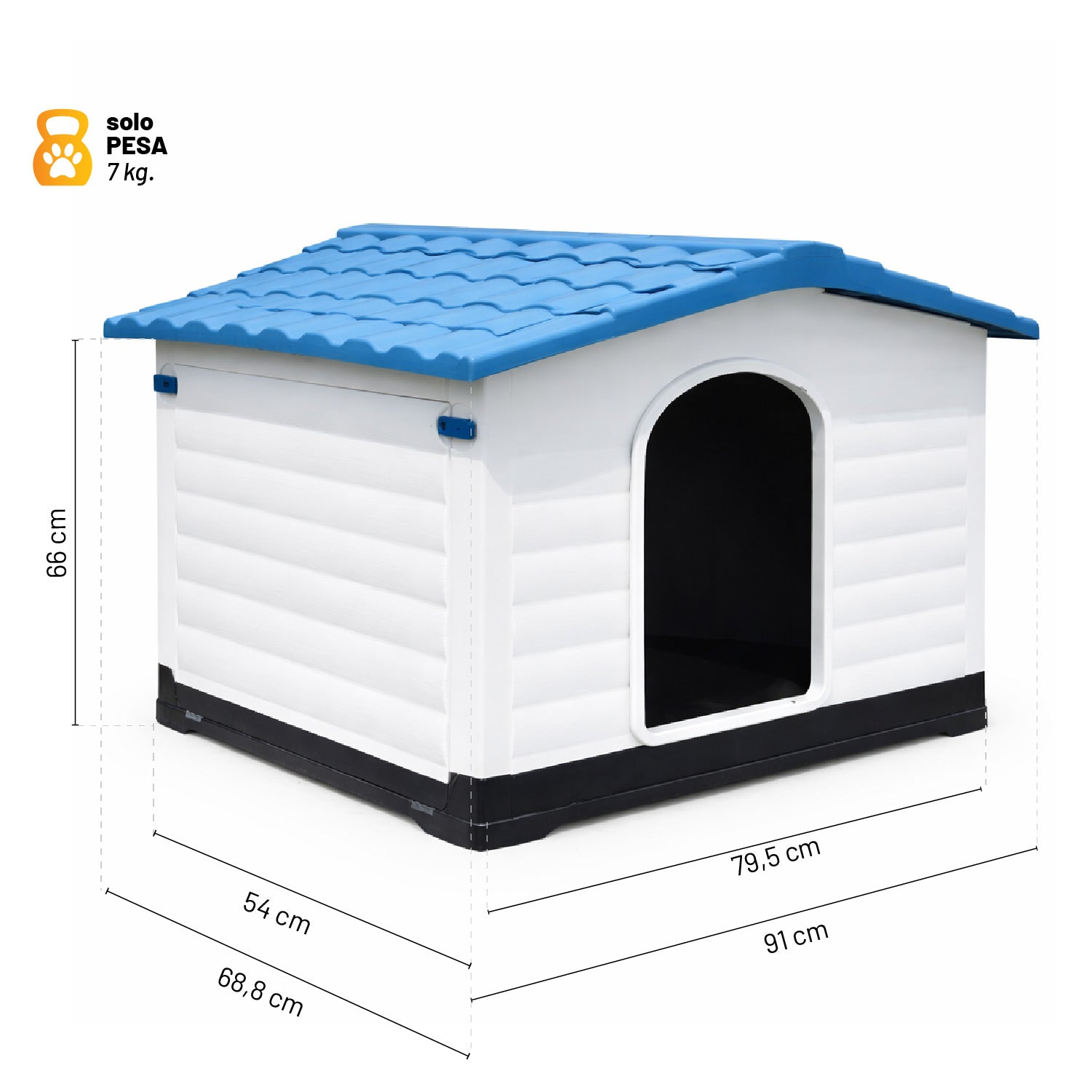 Casa de perro mascota Maxi 91x69x66