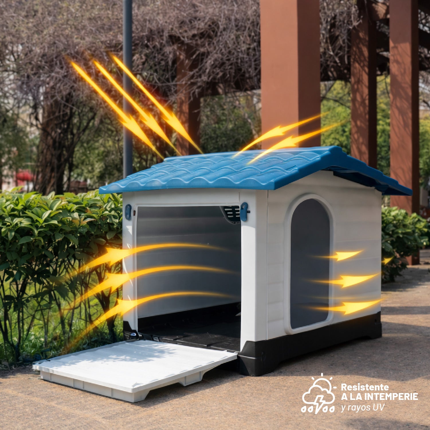 Casa de perro mascota Maxi 91x69x66