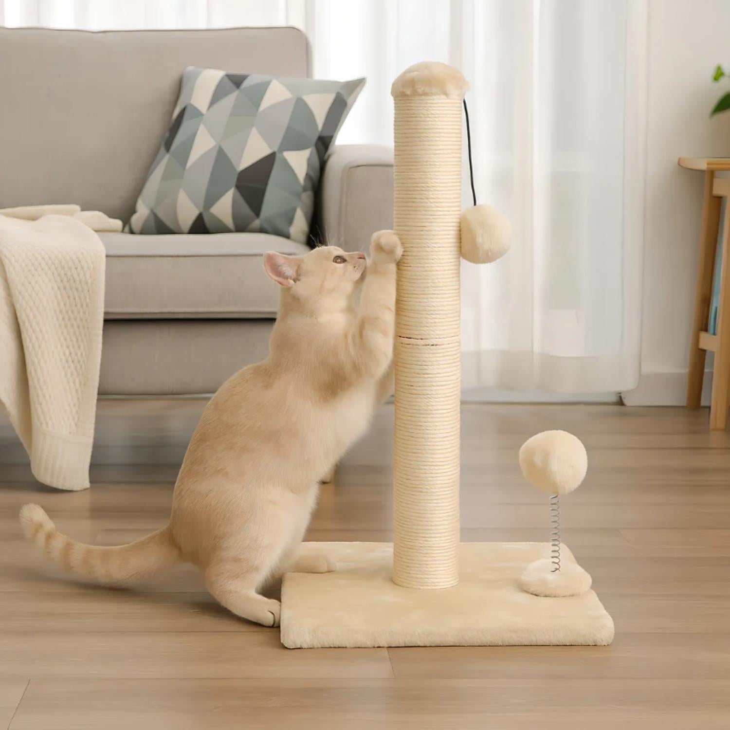 Rascador gimnasio para gatos 56x30x30